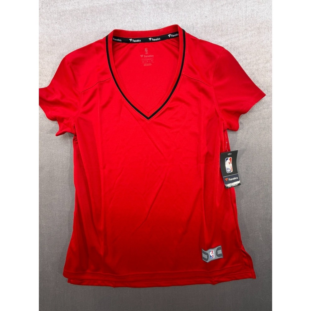 NWT NBA Fanatics Fast Break Womens Jersey Shirt Red Medium